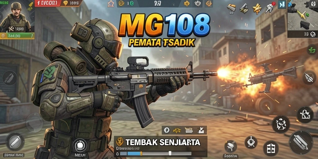Tampilan antarmuka gameplay <strong>MG108</strong> yang cukup menarik dan interaktif.