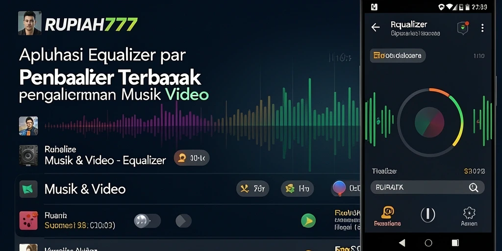 Antarmuka RUPIAH777 menampilkan fitur Equalizer yang lengkap dan menarik.