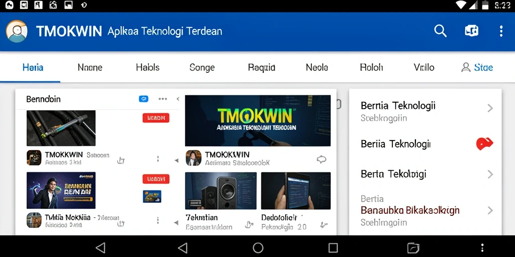 Antarmuka aplikasi TMOKWIN yang menarik dan fungsional.