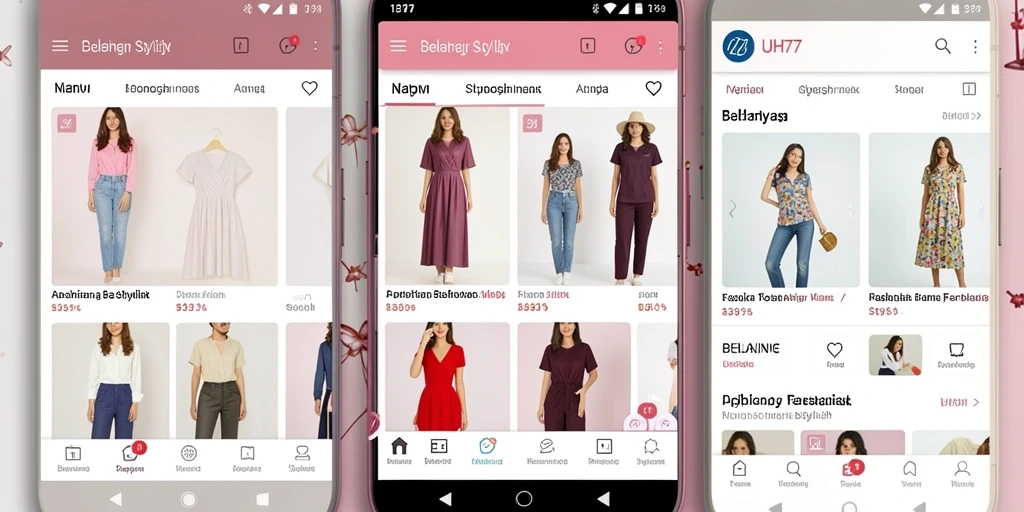 Tampilan antarmuka UH77 yang stylish dan mudah digunakan.